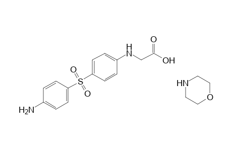 N-{p-[(p-aminophenyl)sulfonyl]phenyl}glycine, compound with morpholine(1:1)