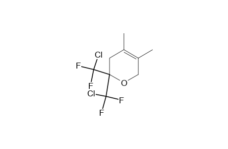 2H-PYRAN, 2,2-BIS/CHLORODIFLUORO- METHYL/-3,6-DIHYDRO-4,5-DIMETHYL-,