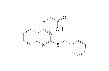 acetic acid, [[2-[(phenylmethyl)thio]-4-quinazolinyl]thio]-