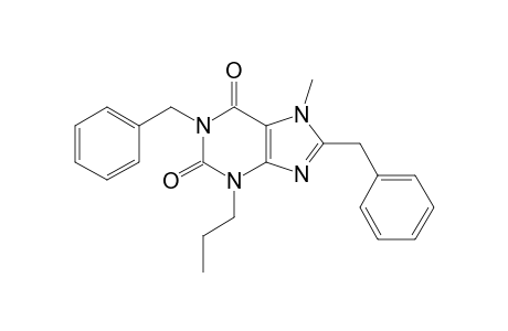 1,8-DIBENZYL-3-PROPYL-7-METHYL-XANTHINE