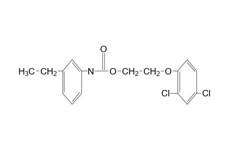 m-ethylcarbanilic acid, 2-(2,4-dichlorophenoxy)ethyl ester