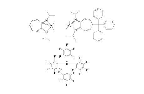 (IPR2-ATI)ALME2+[[1,2-(N-IPR)2-5-CPH3-CYCLOHEPTA-3,6-DIENE]ALME2]-[B(C6F5)4];MIXTURE