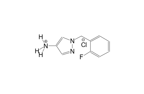 1-(2-fluorobenzyl)-1H-pyrazol-4-aminium chloride