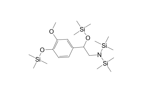 N-(2-(3-Methoxy-4-[(trimethylsilyl)oxy]phenyl)-2-[(trimethylsilyl)oxy]ethyl)(trimethyl)-N-(trimethylsilyl)silanamine