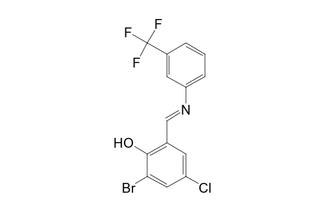 N-(2-hydroxy-3-bromo-5-chlorobenzylidene)-3-trifluoromethylaniline