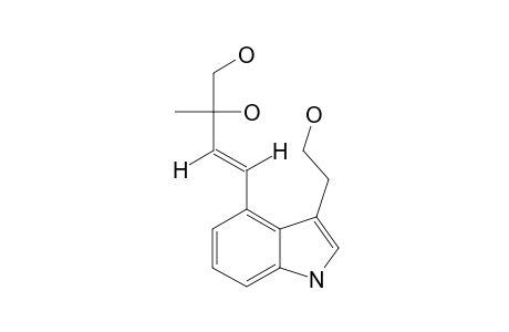 (E)-4-[3-(2-hydroxyethyl)-1H-indol-4-yl]-2-methylbut-3-ene-1,2-diol