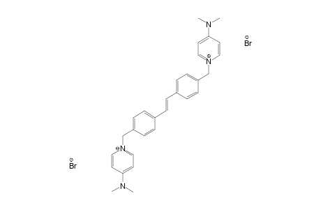 TRANS-1,1'-[STILBENE-4,4'-DIYLBIS-(METHYLENE)]-BIS-[(4-DIMETHYLAMINO)-PYRIDINIUM]-DIBROMIDE