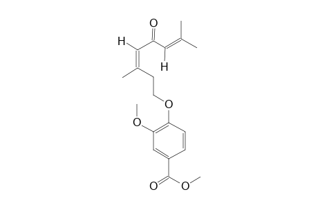 METHYL-4-[((3Z)-3,7-DIMETHYL-5-OXO-3,6-OCTADIENYL)-OXY]-3-METHOXYBENZOATE