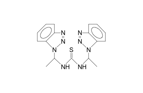 N,N'-Bis(1-<1H-benzotriazol-1-yl>-ethyl)-thiourea