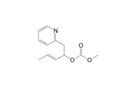 (E)-2-[2-(Methoxycarbonyloxy)pent-3-enyl]pyridine