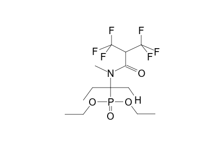 O,O-DIETHYL-2-(N-ALPHA-HYDROHEXAFLUOROISOBUTYRYL-N-METHYLAMINO)BUT-2-YLPHOSPHONATE