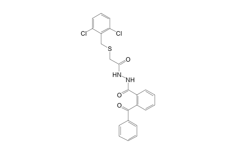 1-(o-benzoylbenzoyl)-2-{[(2,6-dichlorobenzyl)thio]acetyl}hydrazine