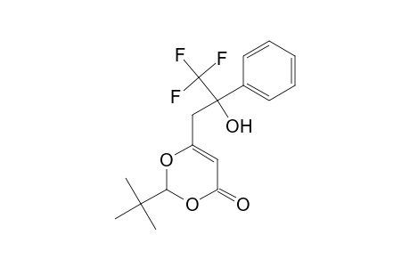 2-tert-Butyl-6-(3,3,3-trifluoro-2-hydroxy-2-phenylpropyl)-4H-1,3-dioxin-4-one