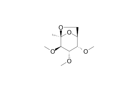 2,7-Anhydro-1-deoxy-3,4,5-tri-O-methyl-.alpha.,L-altro-hept-2-ulopyranose