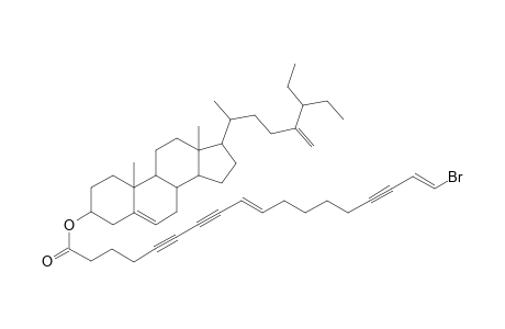 XENOSTERYL-18-BROMOOCTADECA-(9E,17E)-DIENE-5,7,15-TRIYNOATE