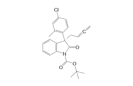 tert-butyl (3R)-3-buta-2,3-dienyl-3-(4-chloro-2-methyl-phenyl)-2-oxo-indoline-1-carboxylate