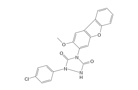 2-(p-CHLOROPHENYL)-N-(3-METHOXY-2-DIBENZOFURANYL)BICARBAMIMIDE