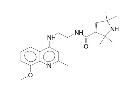 2,2,5,5-tetramethyl-3-{2-[2-methyl-8-methoxy-4-quinolinyl)aminoethyl]carbamoyl}-3-pyrroline