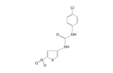 1-(p-chlorophenyl)-3-(5-nitro-3-thienyl)urea