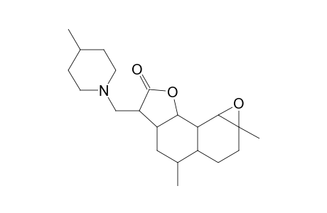 1a,4-Dimethyl-6-[(4-methyl-1-piperidinyl)methyl]decahydrooxireno[2',3':7,8]naphtho[1,2-b]furan-7(2H)-one