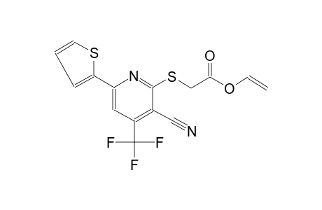 acetic acid, [[3-cyano-6-(2-thienyl)-4-(trifluoromethyl)-2-pyridinyl]thio]-, ethenyl ester