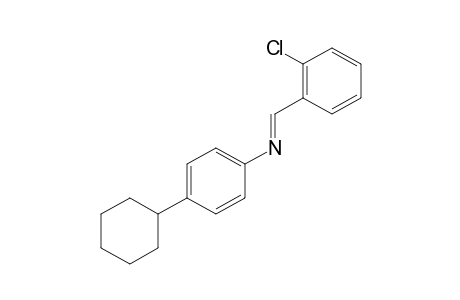 N-(o-chlorobenzylidene)-p-cyclohexylaniline