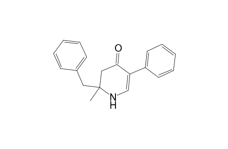 2-Benzyl-2-methyl-5-phenyl-2,3-dihydropyrid-4-one