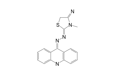 4'-(9,10-DIHYDROACRIDIN-9-YLIDENE)-HYDRAZONO-2'-METHYL-IMINO-1',3'-THIAZOLIDINE