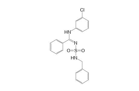 N'-(benzylsulfamoyl)-N-(m-chlorophenyl)benzamidine