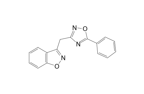 3-[(5-phenyl-1,2,4-oxadiazol-3-yl)methyl]-1,2-benzisoxazole