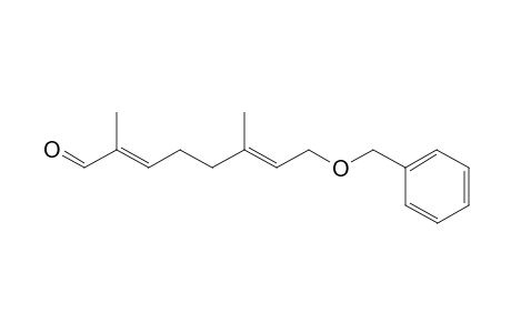 (2E,6E)-8-(benzyloxy)-2,6-dimethylocta-2,6-dienal