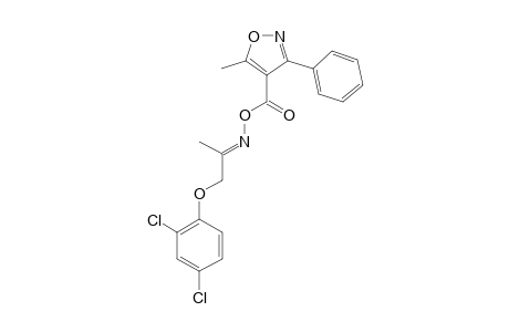 1-(2,4-dichlorophenoxy)-2-propanone, O-[(5-methyl-3-phenyl-4-isoxazolyl)carbonyl]oxime