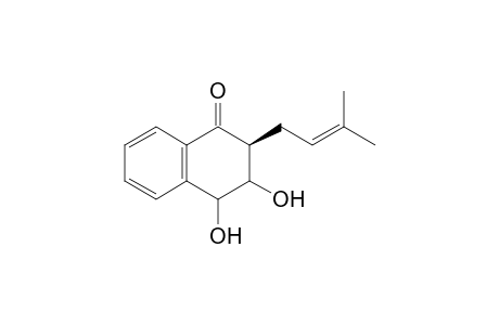 (2S,3R,4R)-3,4-Dihydro-3,4-dihydroxy-2-(3'-methyl-2'-butenyl)-1(2H)-naphthalenone