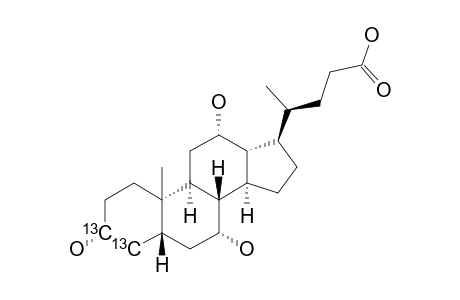 [3,4-(13)C(2)]-CHOLIC-ACID