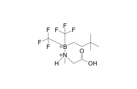 3,3-Dimethylbutylbis(trifluoromethyl)borane methylglycine