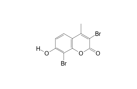 3,8-dibromo-7-hydroxy-4-methylcoumarin