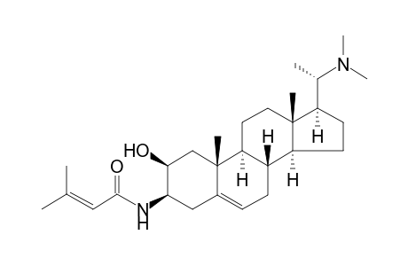 SALIGNARINE-C;(20S)-2-BETA-HYDROXY-20-(DIMETHYLAMINO)-3-BETA-(SENECIOYLAMINO)-PREGN-5-ENE