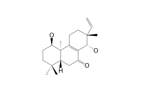 PEDINOPHYLLOL_F;1-BETA,14-ALPHA-DIHYDROXY-ENT-PIMARA-8,15-DIEN-7-ONE