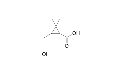 3-(2-Hydroxy-2-methylpropyl)-2,2-dimethylcyclopropanecarboxylic acid