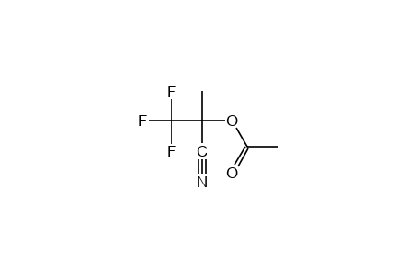 LACTONITRILE, 2-/TRIFLUOROMETHYL/-, ACETATE