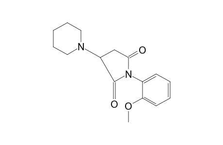 N-(o-methoxyphenyl)-2-piperidinosuccinimide