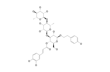 LIGUROBUSTOSIDE-N;[2-(4-HYDROXYPHENYLETHYL)]-[3-O-ALPHA-L-RHAMNOPYRANOSYL-(1->4)-ALPHA-L-RHAMNOPYRANOSYL]-(4-O-CAFFEOYL)-BETA-D-GLUCOPYRANOSIDE