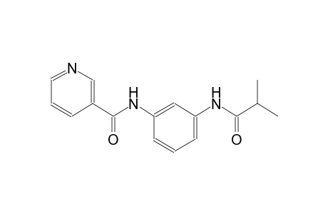 N-[3-(isobutyrylamino)phenyl]nicotinamide