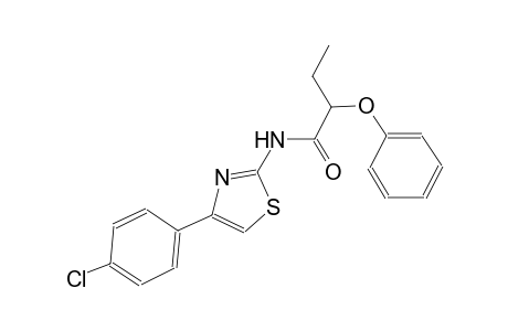 N-[4-(4-chlorophenyl)-1,3-thiazol-2-yl]-2-phenoxybutanamide