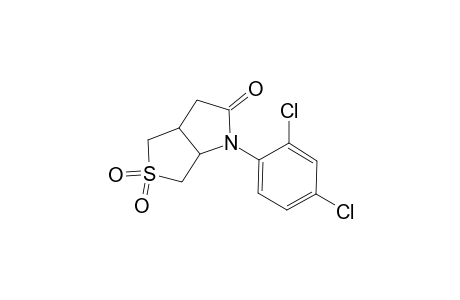 1H-thieno[3,4-b]pyrrol-2(3H)-one, 1-(2,4-dichlorophenyl)tetrahydro-, 5,5-dioxide