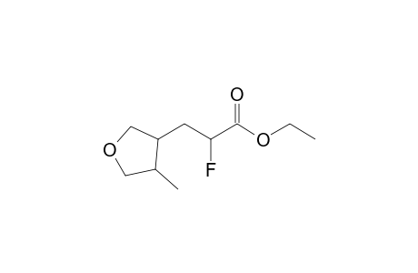 Ethyl 2-fluoro-3-(4-methyltetrahydrofuran-3-yl)propionate