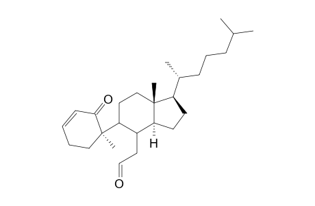 5-oxo-5,6-seco-cholest-3-en-6-al