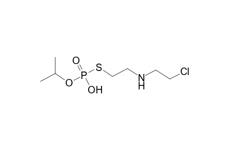 phosphorothioic acid, S-{2-[(2-chloroethyl)amino]ethyl} O-isopropyl ester