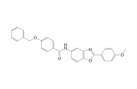 benzamide, N-[2-(4-methoxyphenyl)-5-benzoxazolyl]-4-(phenylmethoxy)-