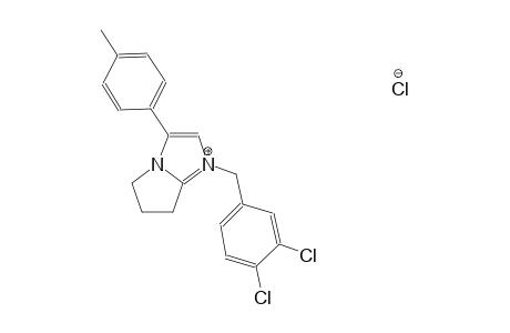 1-(3,4-dichlorobenzyl)-3-(4-methylphenyl)-6,7-dihydro-5H-pyrrolo[1,2-a]imidazol-1-ium chloride